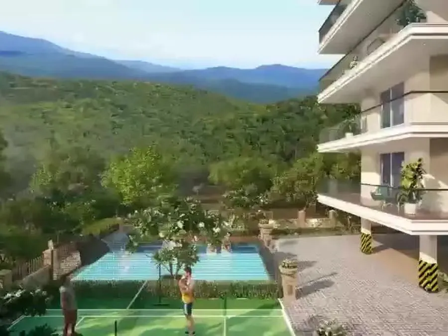 Rishikesh One by ETH Infra — residences facing the Shivalik hills
