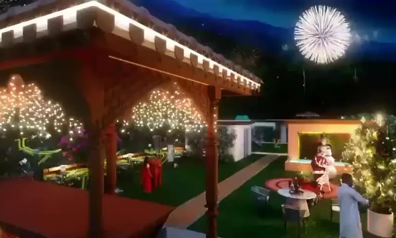 Rishikesh One — festive terrace garden